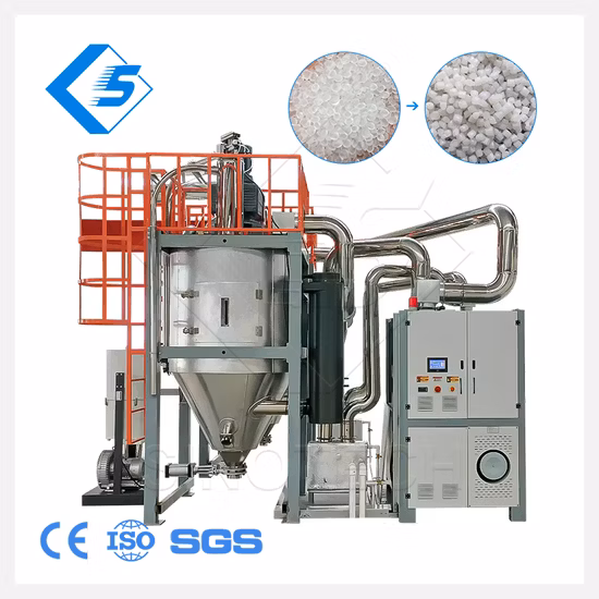 HDPE Pet PC PLA Plastic Crystallizer Dehumidifying Dryer