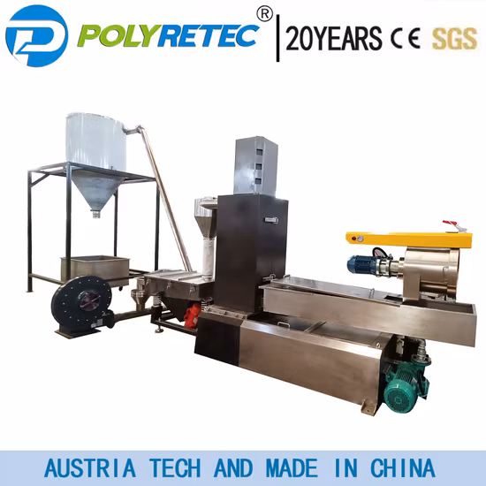 Rifiuti di plastica materiale duro/morbido PE scarti LDPE Pellettizzatrice PE PP Pet Pellet Masterbatch che fa macchina per riciclare plastica