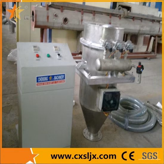 Caricatore sottovuoto automatico con tramoggia per additivi in ​​polvere di plastica PVC